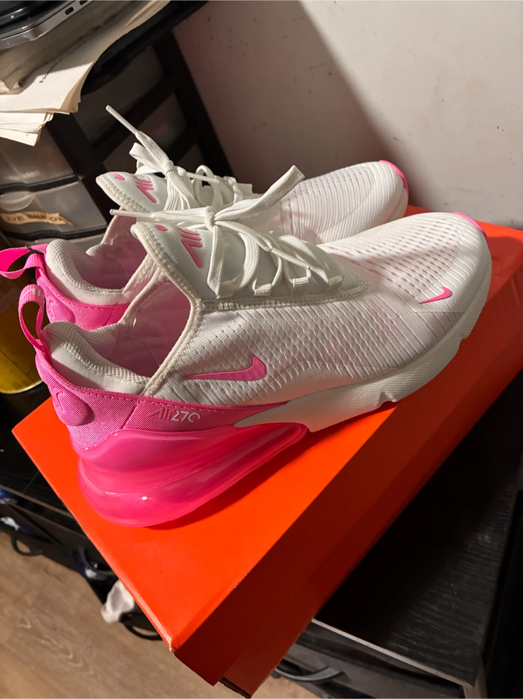 Nike Air Max 270 Women's Shoes White/Pink - photo 4