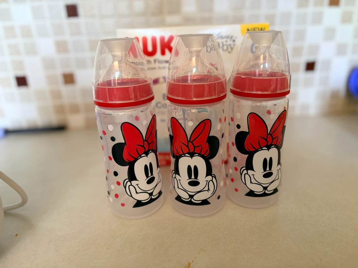 Nuk Minnie Mouse Smooth Flow Anti-Colic Bottles - 3 Pack - photo 4