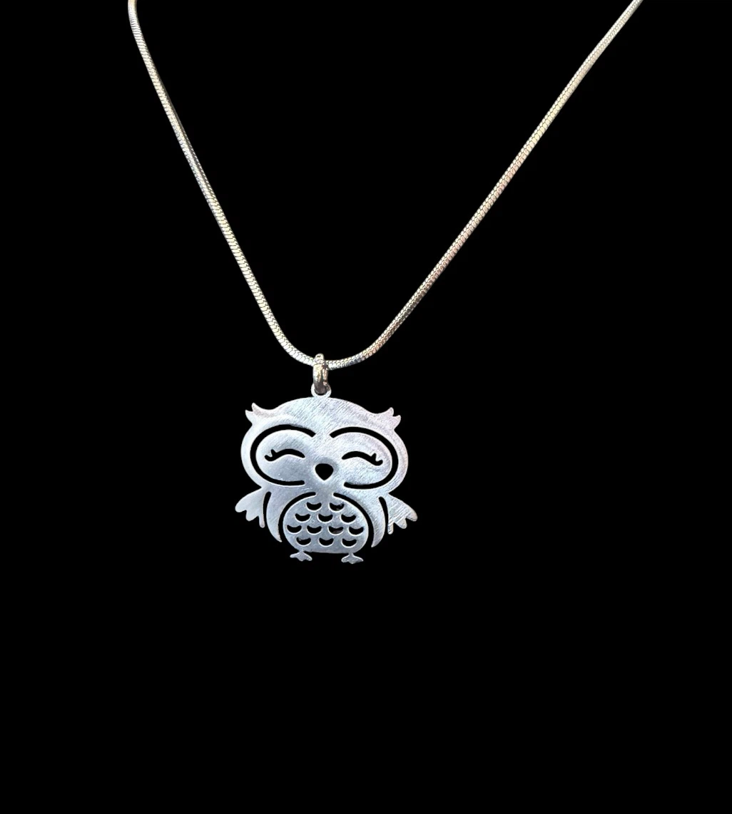 Cute Owl Pendant Necklace - photo 2