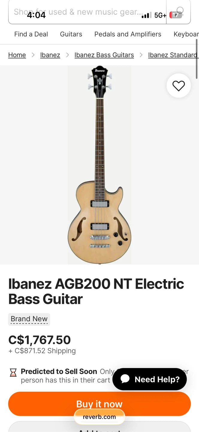 Ibanez AGB200 NT Electric Bass Guitar - photo 2