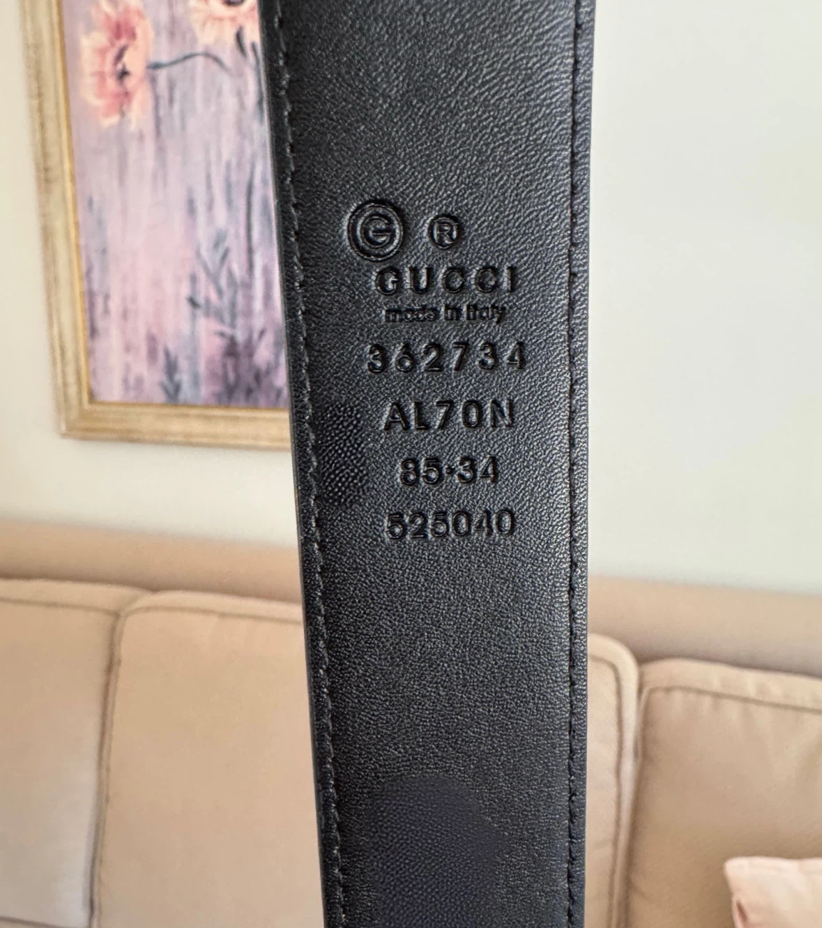 -Leather Belt hole size from 32 to 36 inches - photo 3