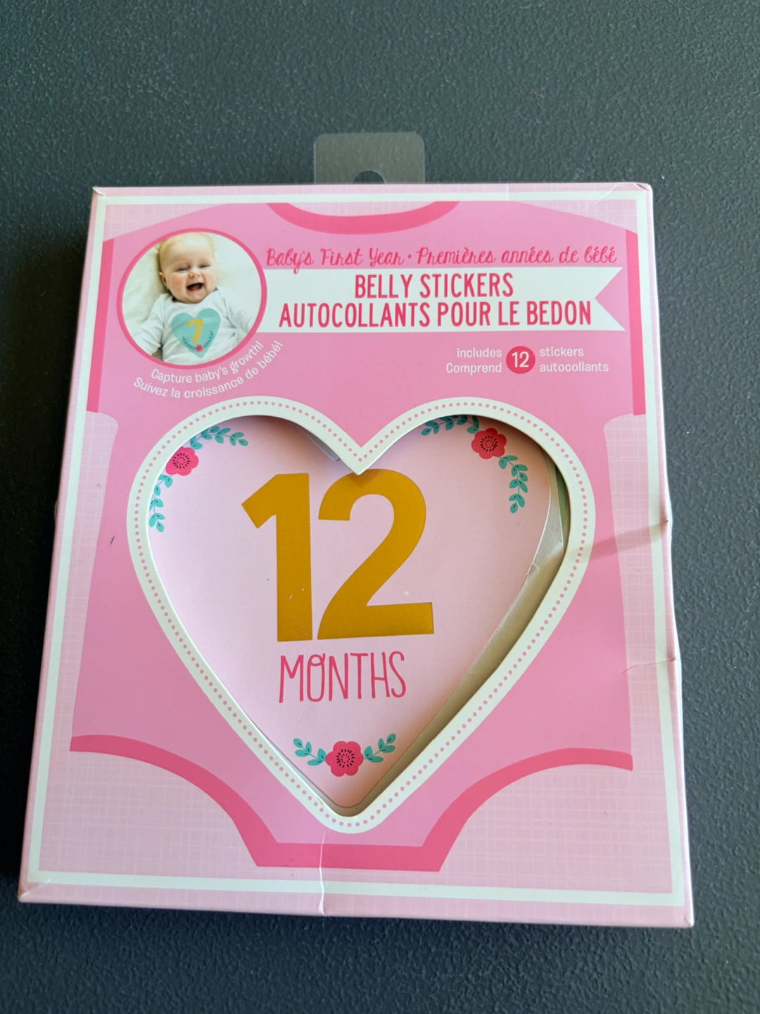 Baby Belly Stickers - 1-12 Months