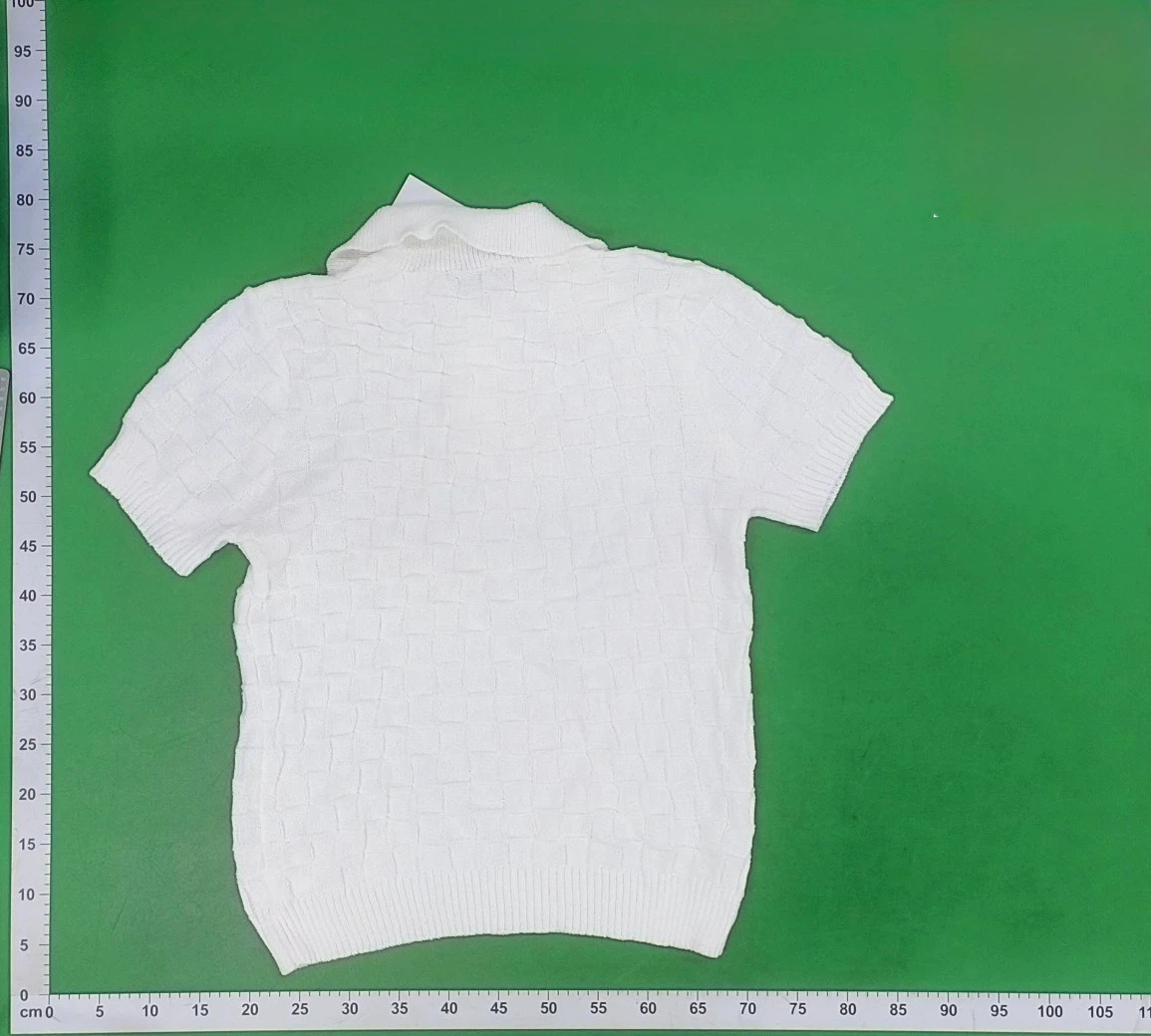 Casablanca Knit Polo Shirt - White - photo 3