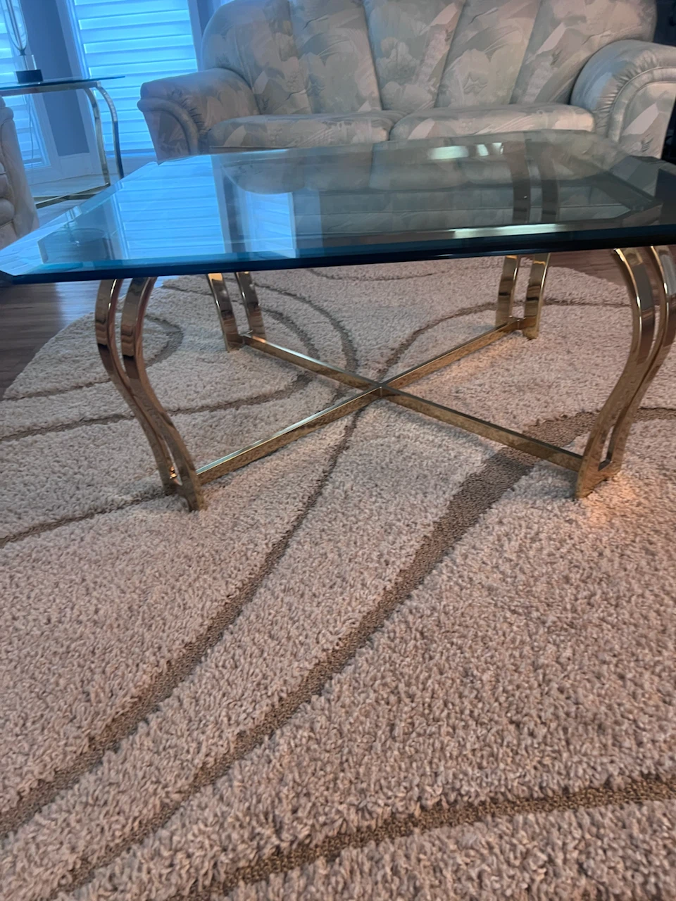 Vintage Sofa and Loveseat Set with Coffee Table - photo 4