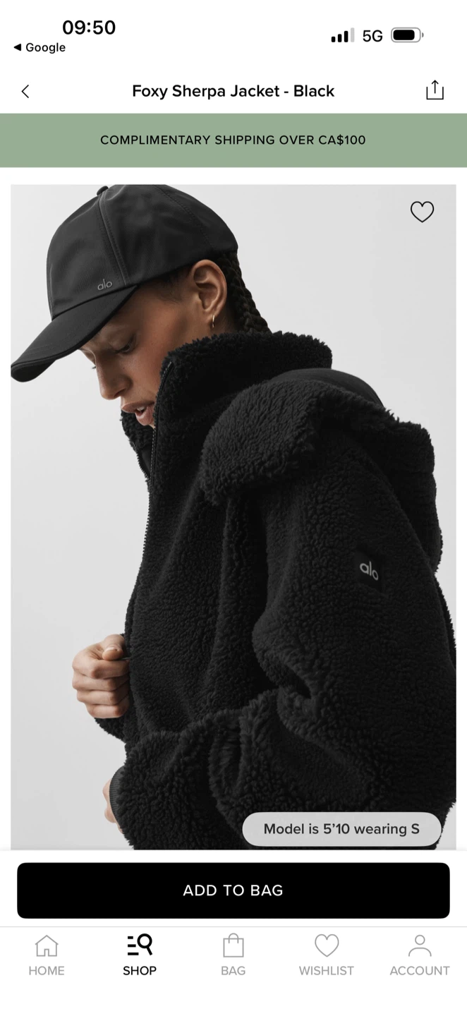 Alo Yoga Foxy Sherpa Jacket - photo 3