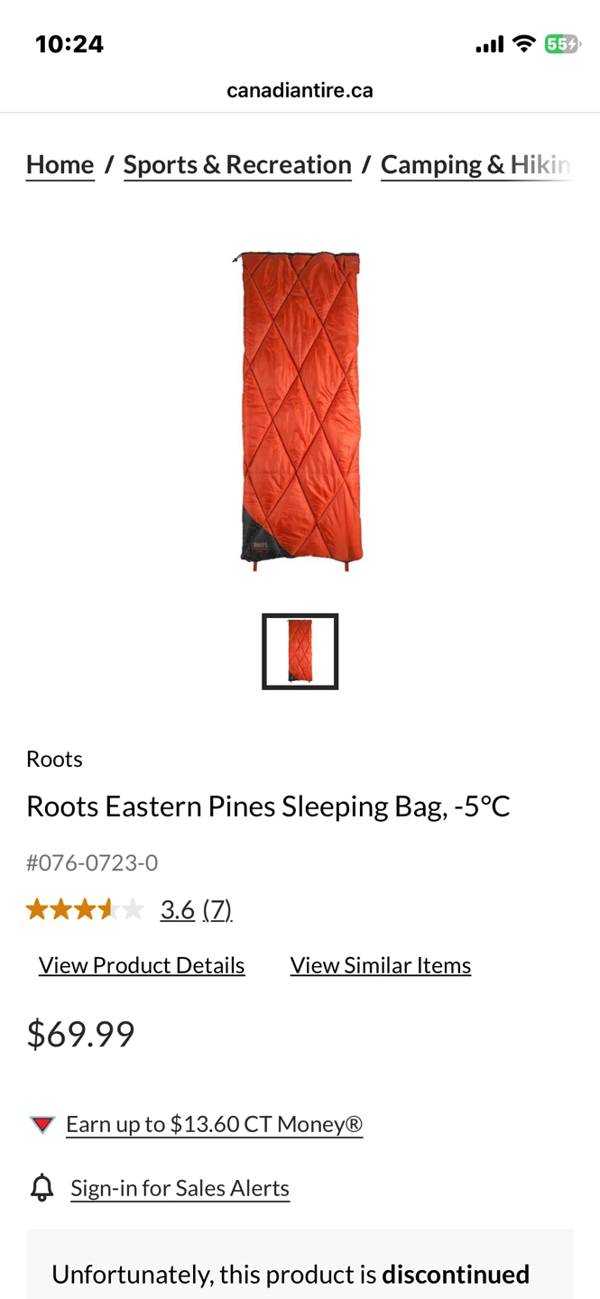 Roots Outdoor Eastern Pines Sleeping Bag - photo 4