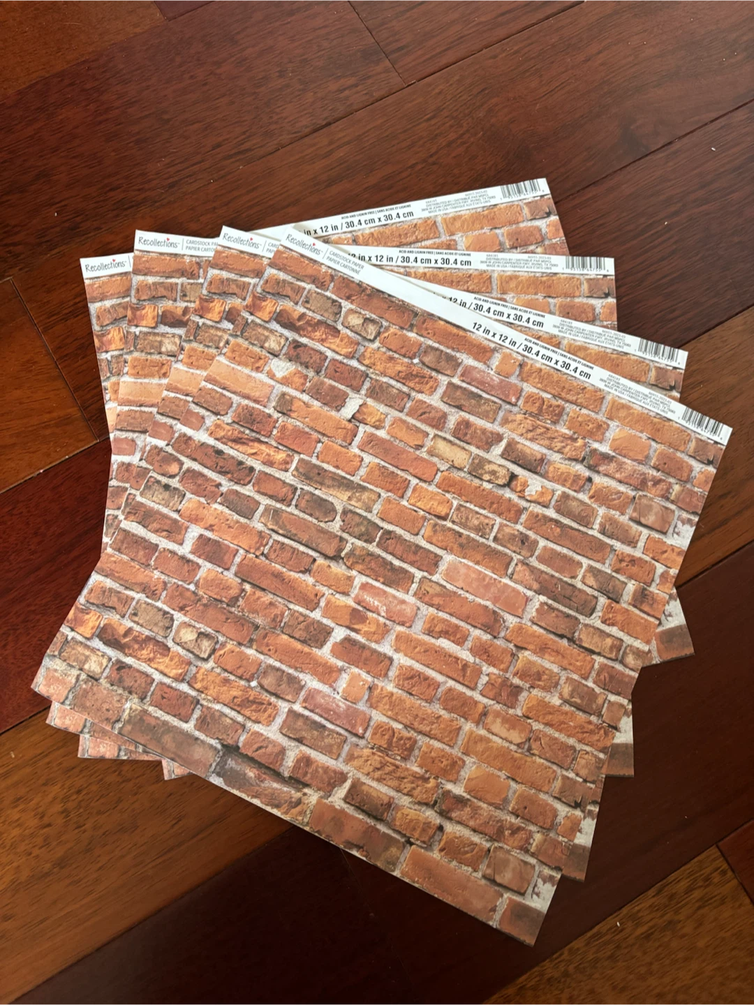 Brick craft paper backdrop