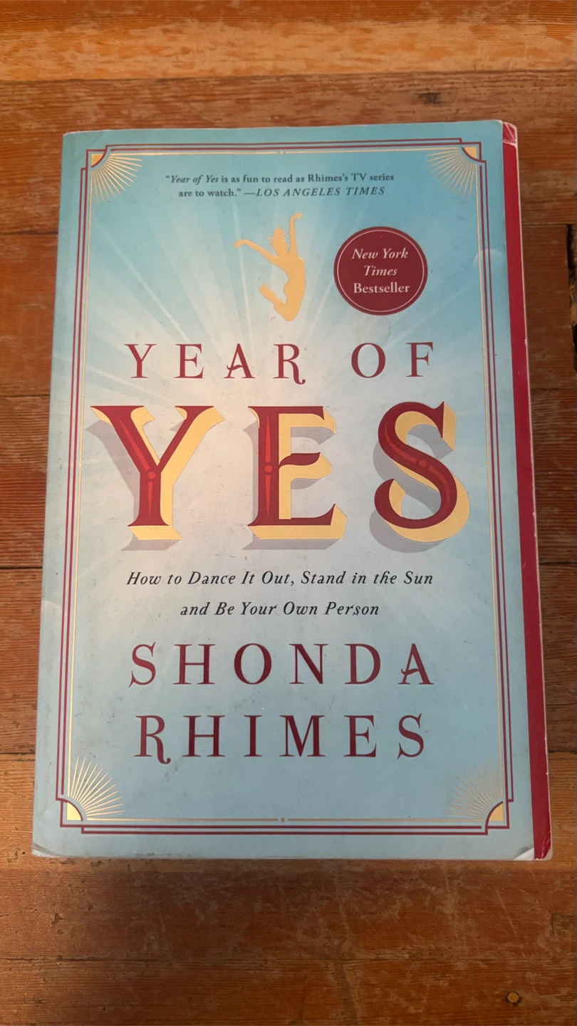 Year of Yes - Shonda Rhimes Book
