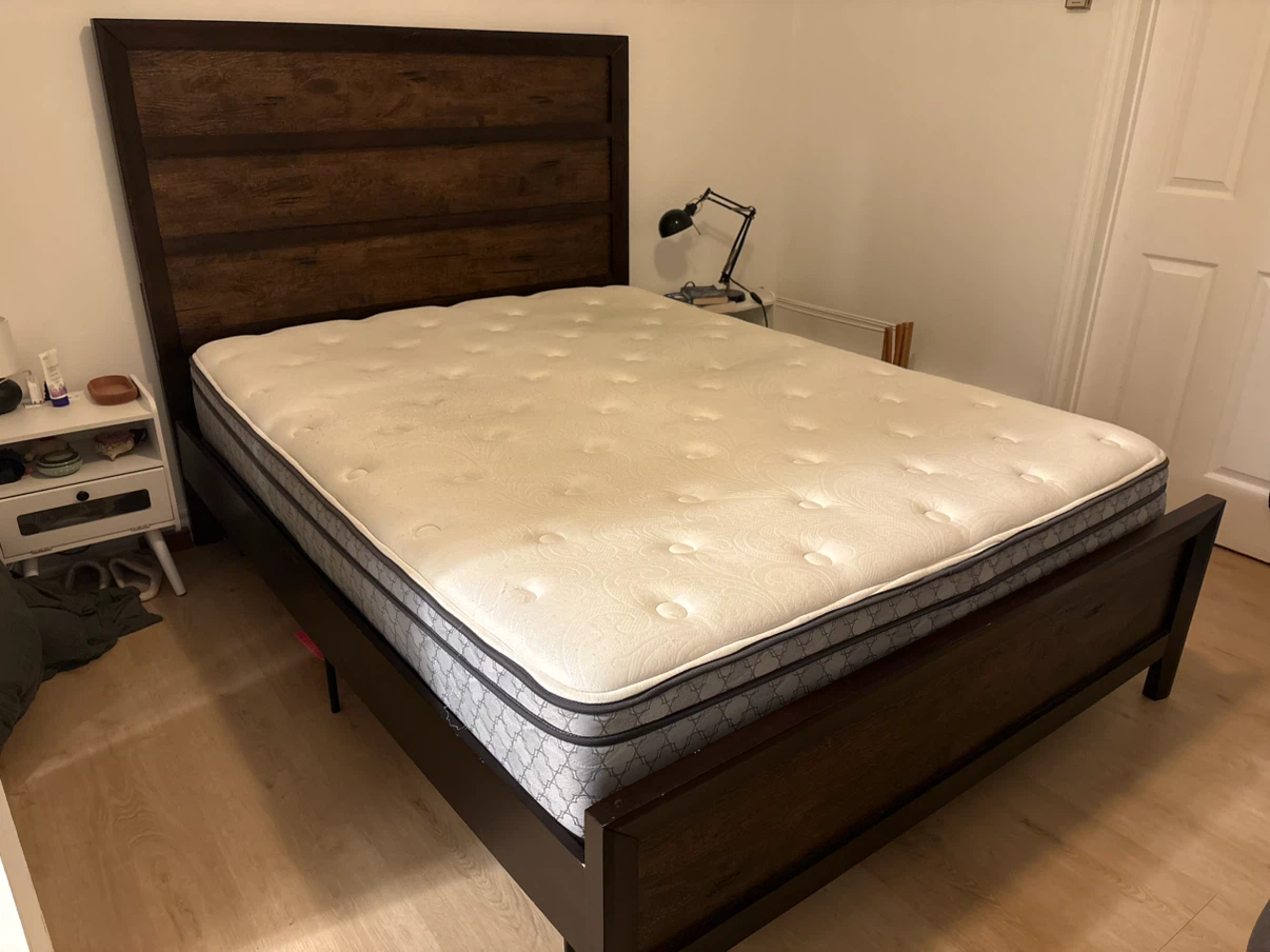 FREE Queen Bed Frame and Box Spring (no mattress)