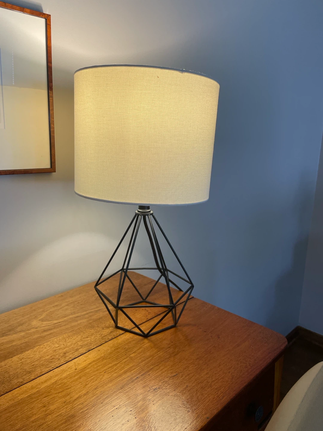 Geometric Metal Table Lamp
