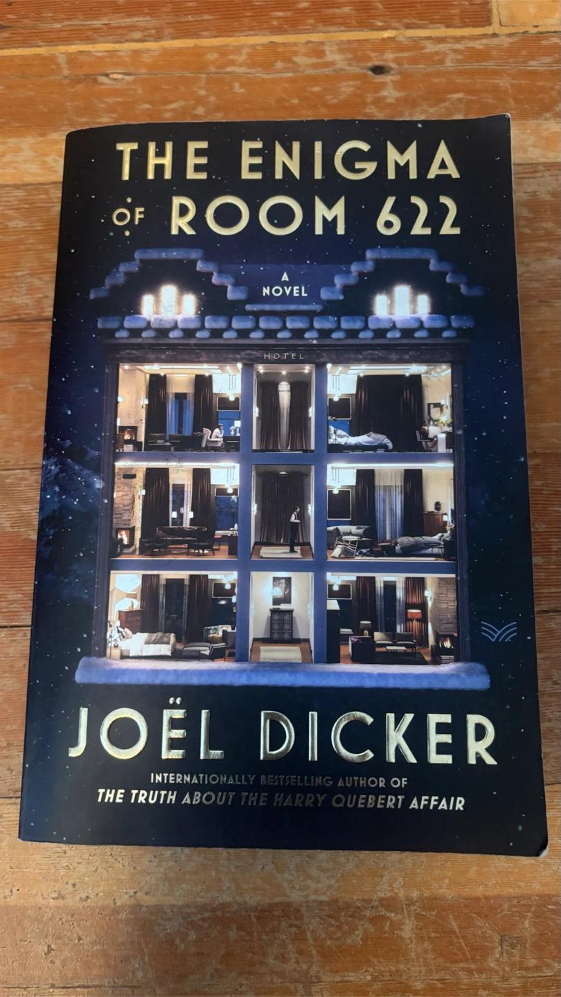 The enigma of room 622 - Joel Dicker book