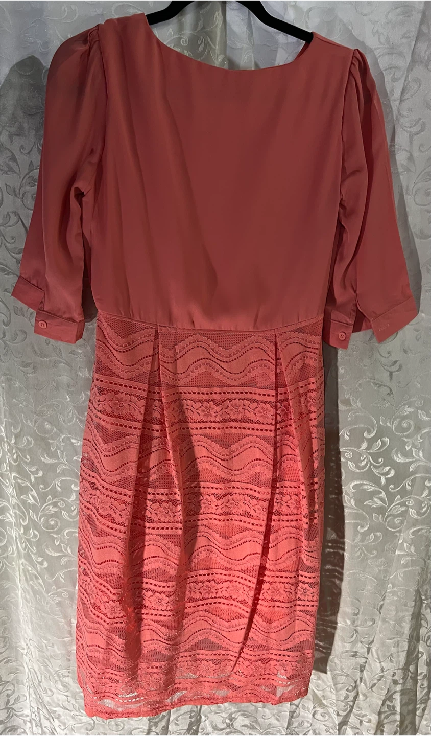 Huf & Dee Coral Lace Dress - photo 2