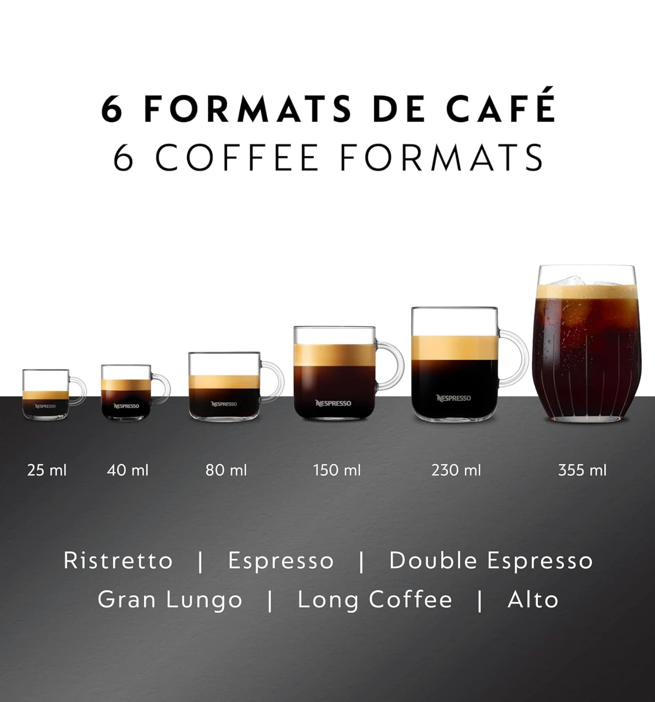 Nespresso Vertuo Pop+ Coffee Machine - Matte Black - photo 5