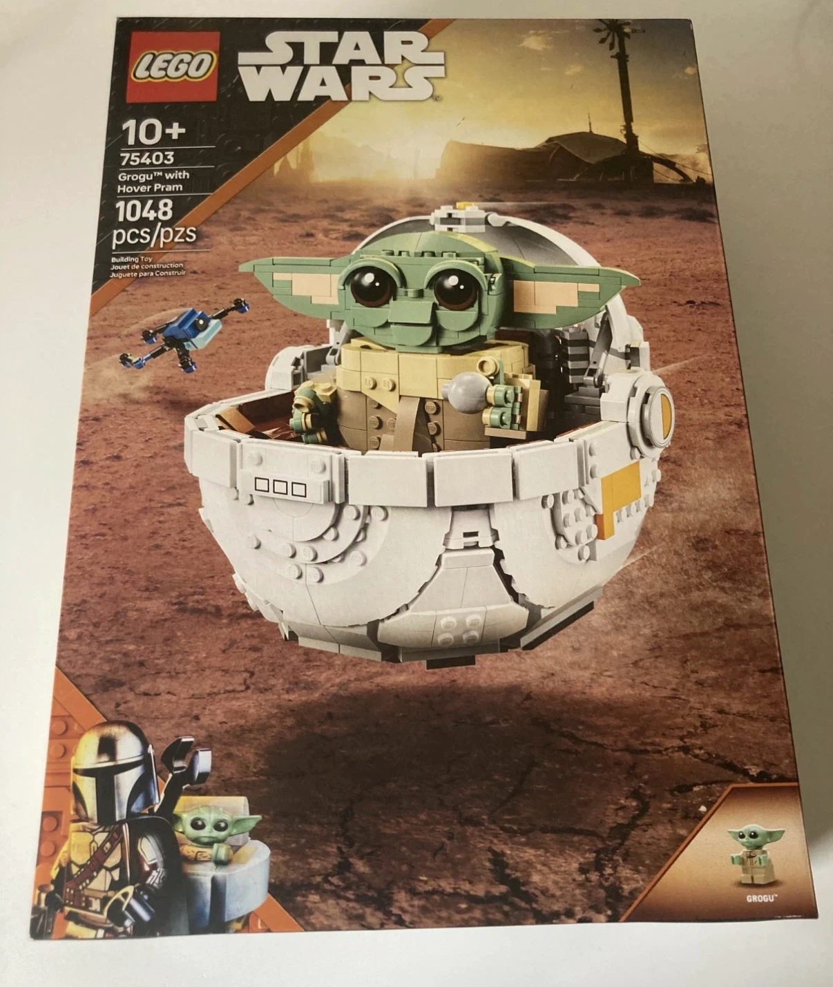 LEGO Star Wars Grogu with Hover Pram Building Toy 75403
