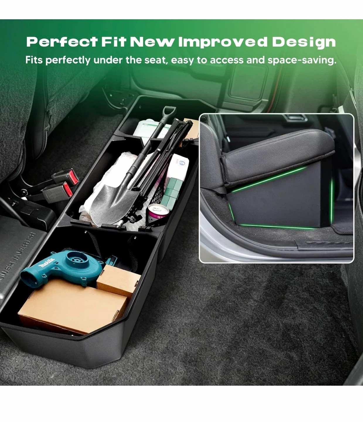Under Seat Storage Organizer for Ford F150 SuperCrew Cab - photo 5