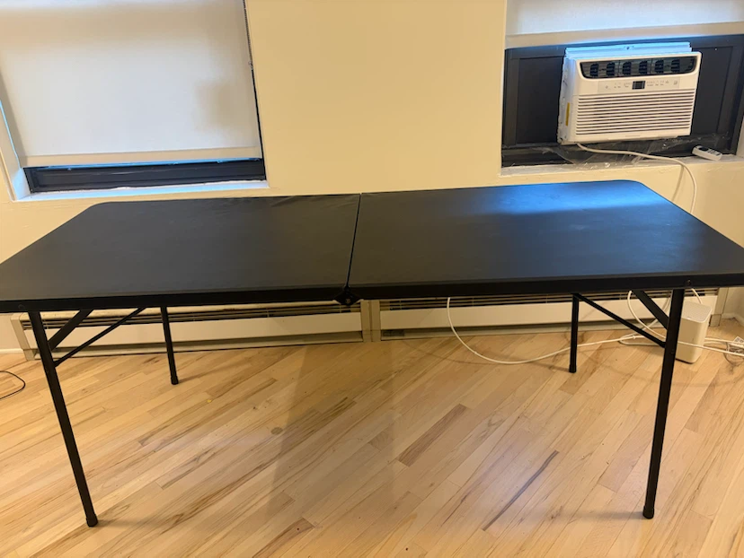 6 ft by 30 inches foldable multipurpose table