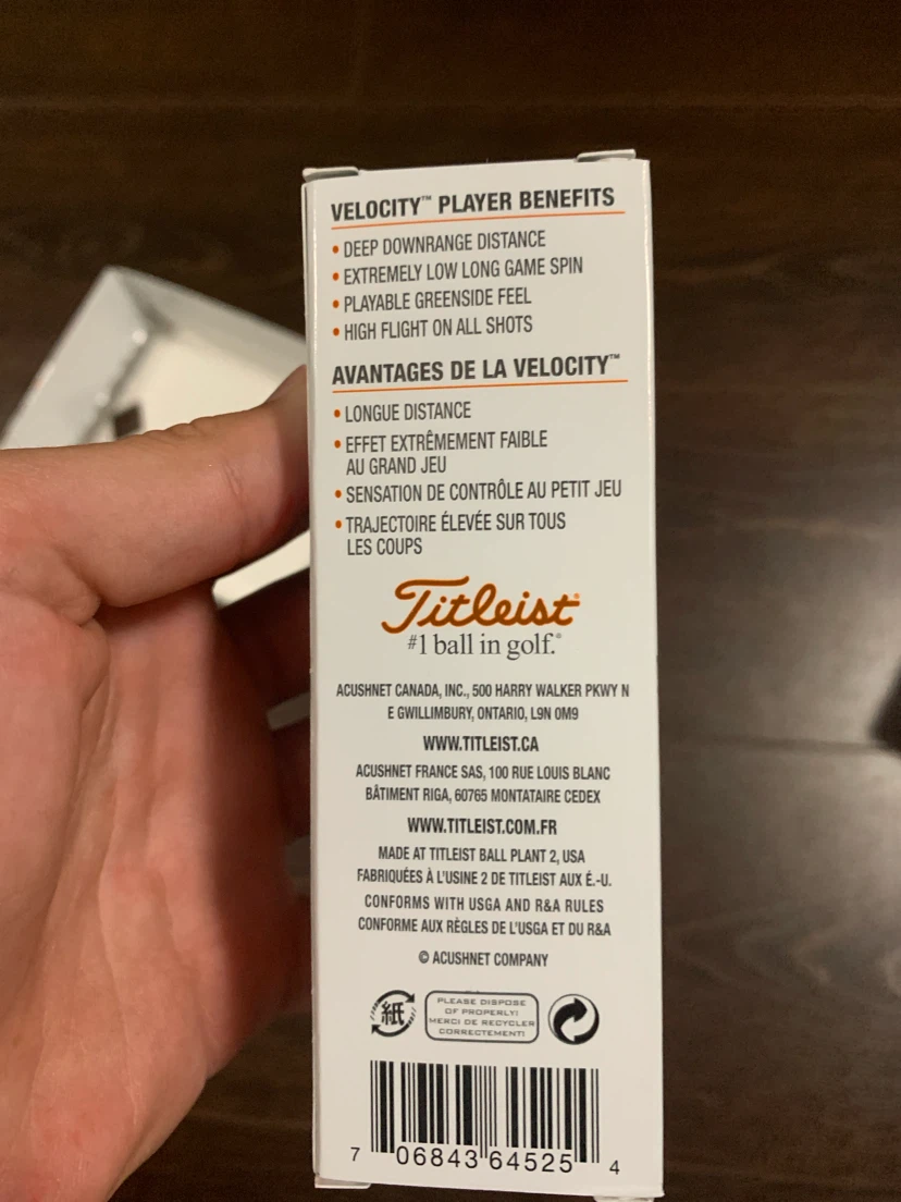 Titleist Velocity Golf Balls - photo 3