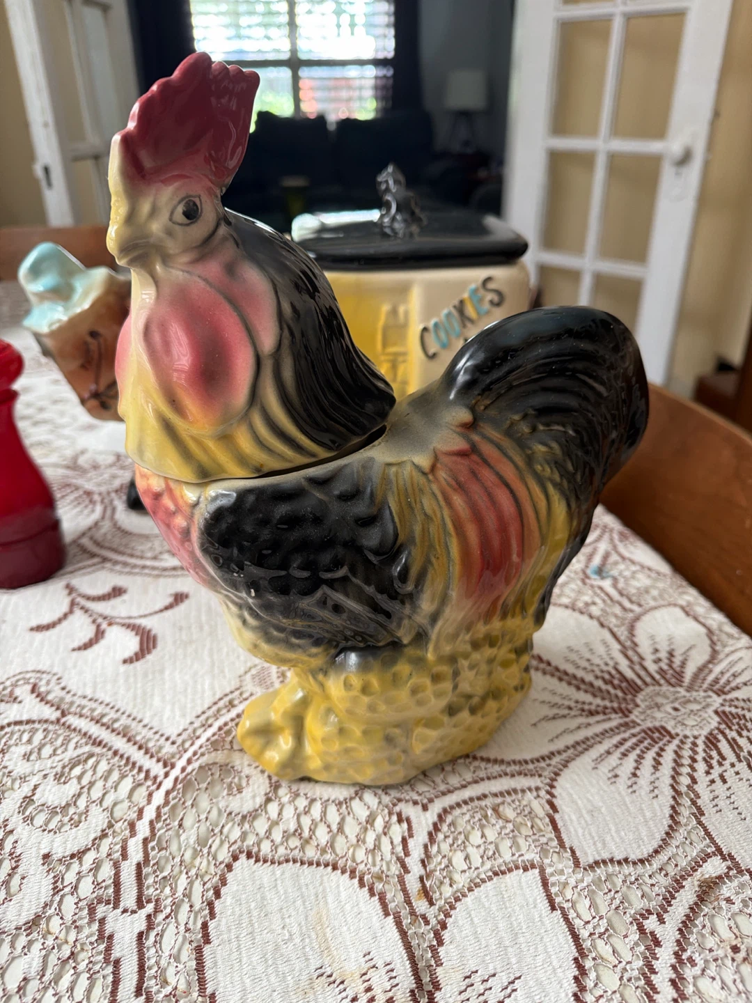 Ceramic Rooster Cookie Jar