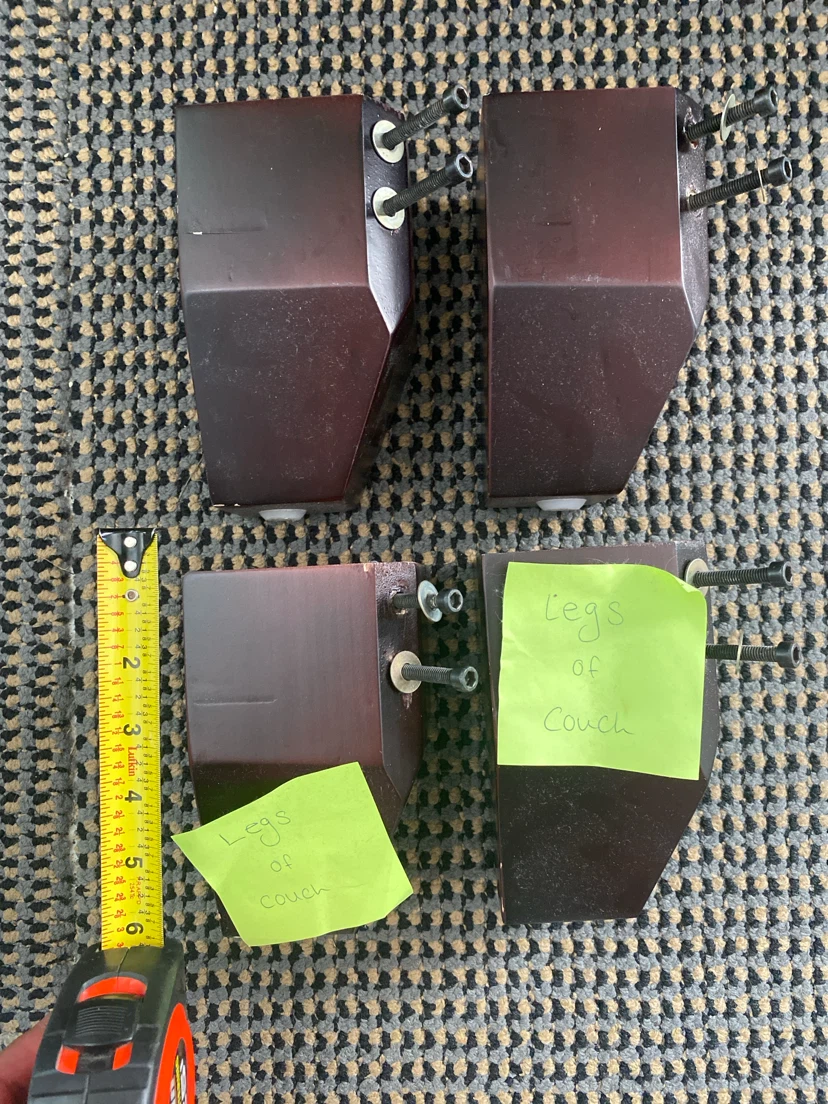 Set of 4 Couch Legs