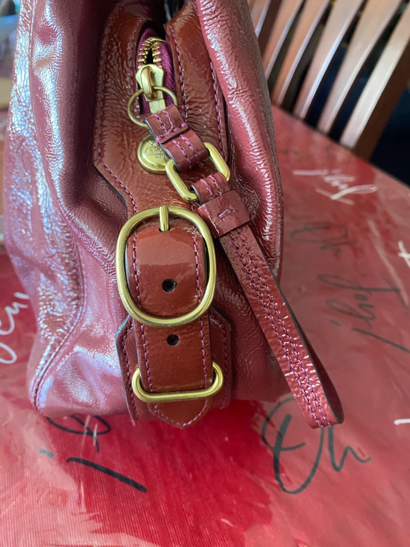 Coach Purse - Red Patent Leather - photo 4