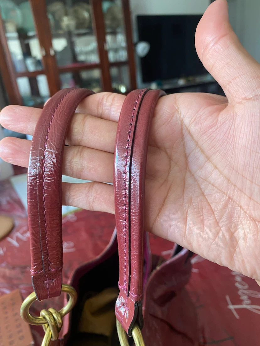 Coach Purse - Red Patent Leather - photo 5