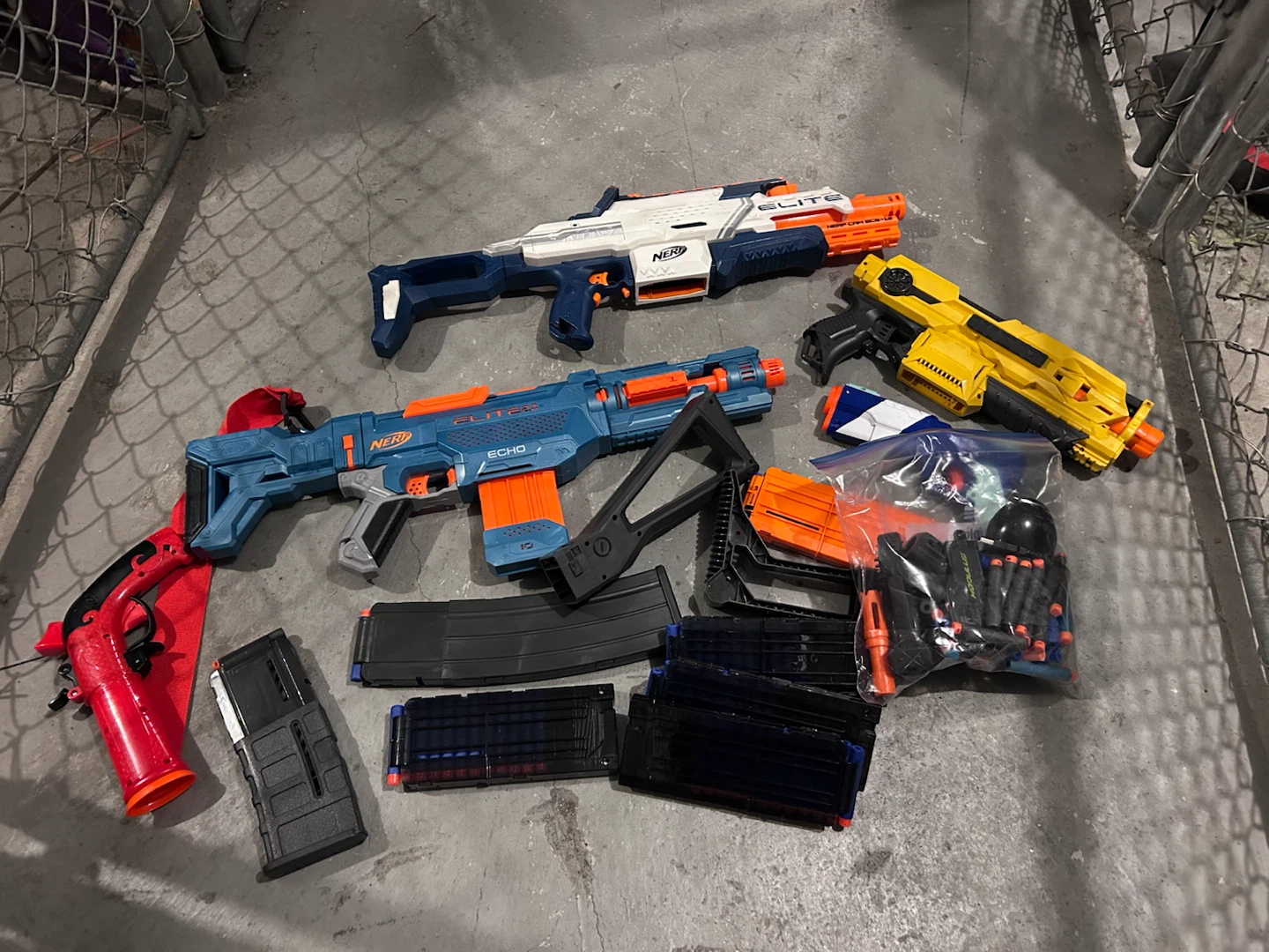 Nerf Elite Blasters and Accessories Lot