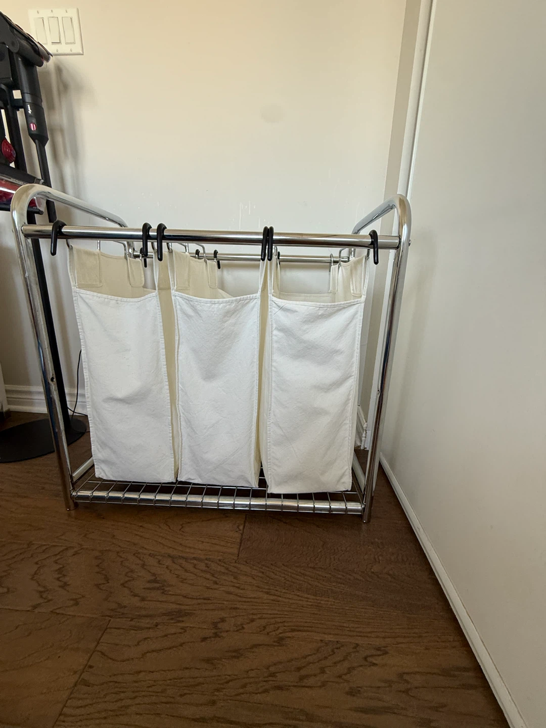 3-Compartment Laundry Sorter Hamper