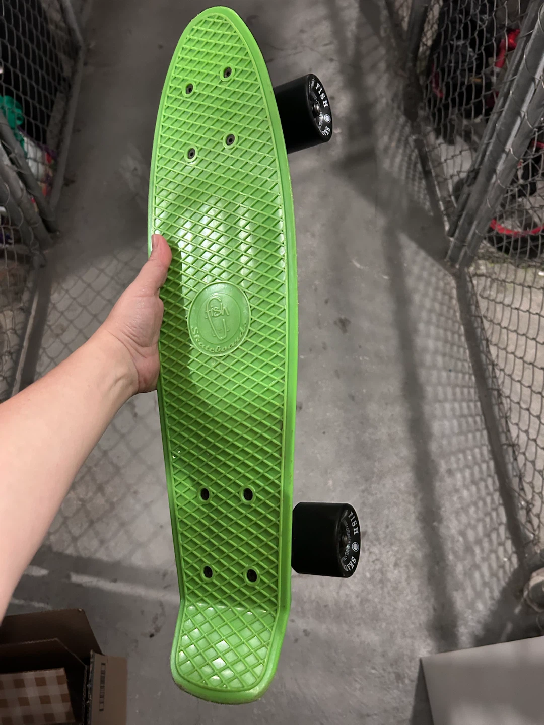 Like new. Green Skateboard