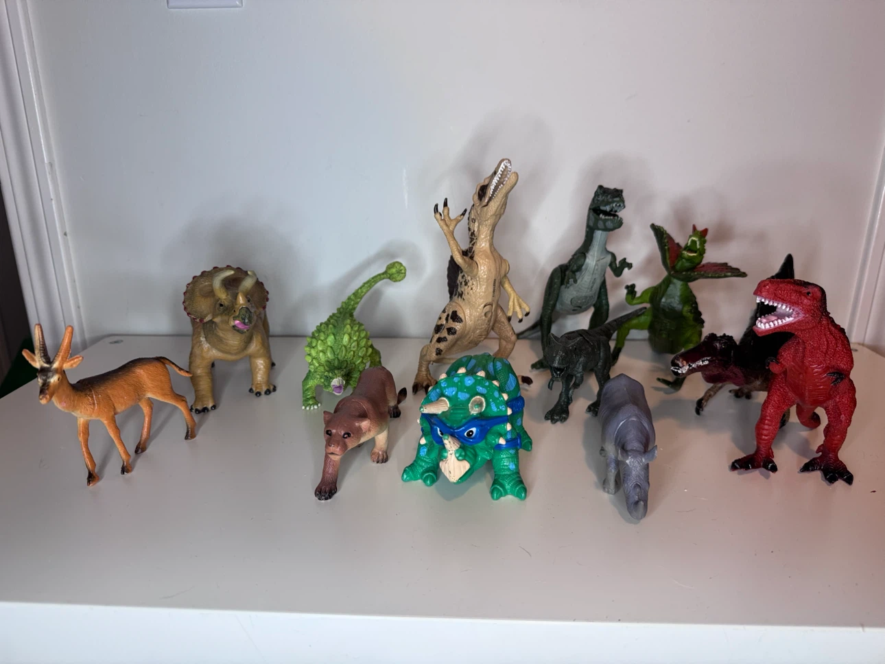Assorted Plastic Dinosaur and Animal Toy Figures, Lot #2