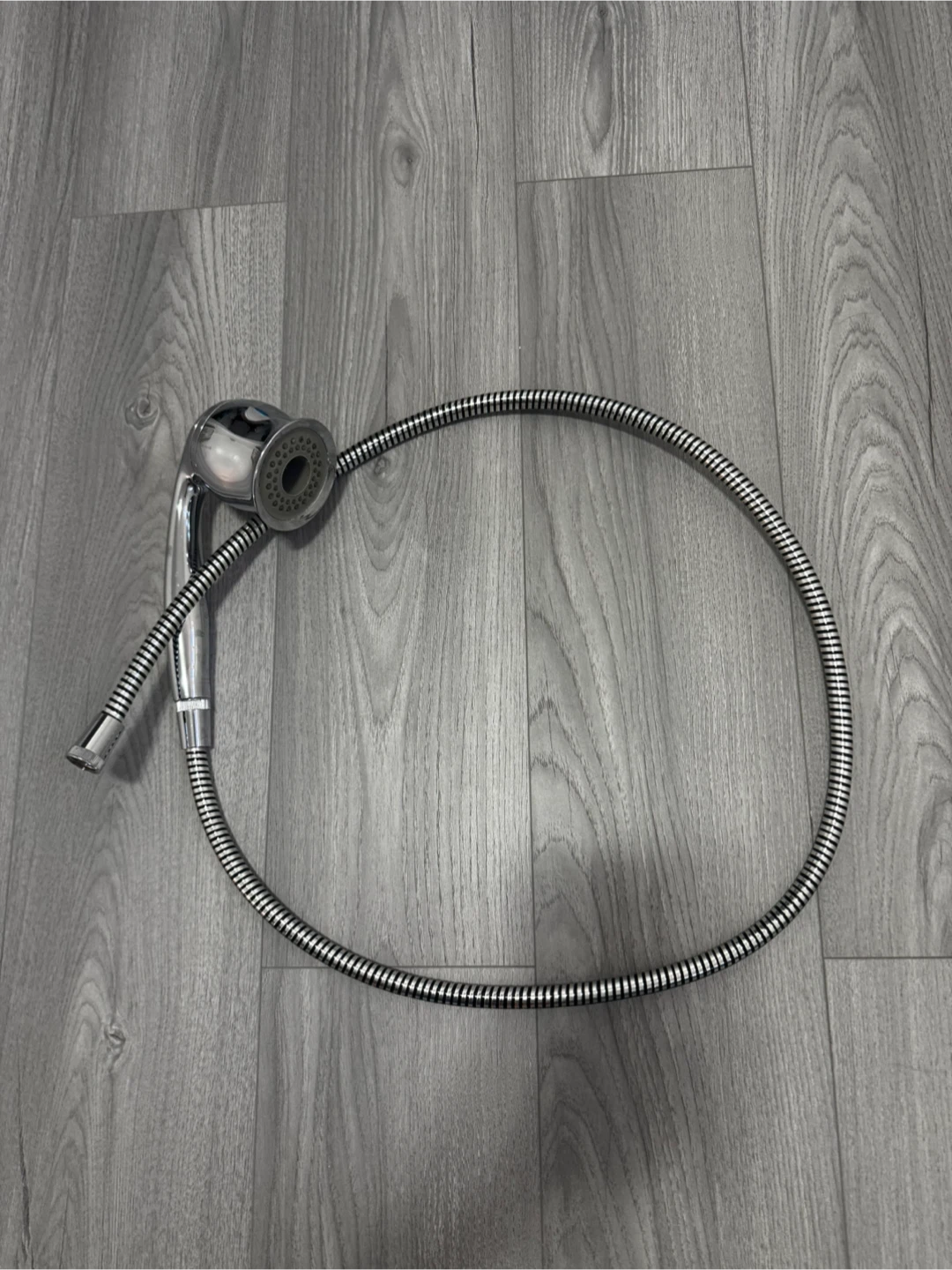 Chrome Handheld Shower Head with Flexible Hose