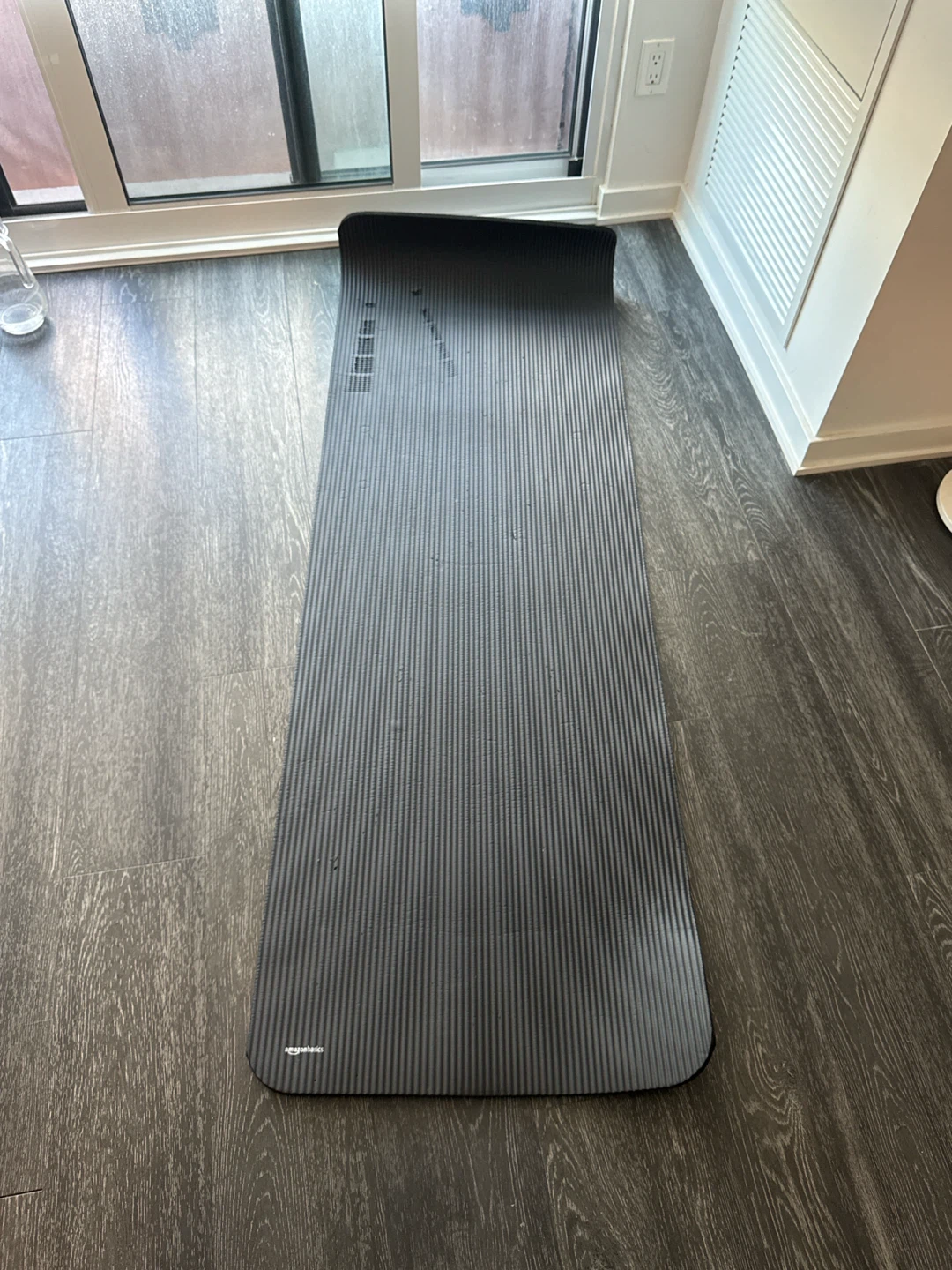 Thick Amazon Basics Yoga Mat