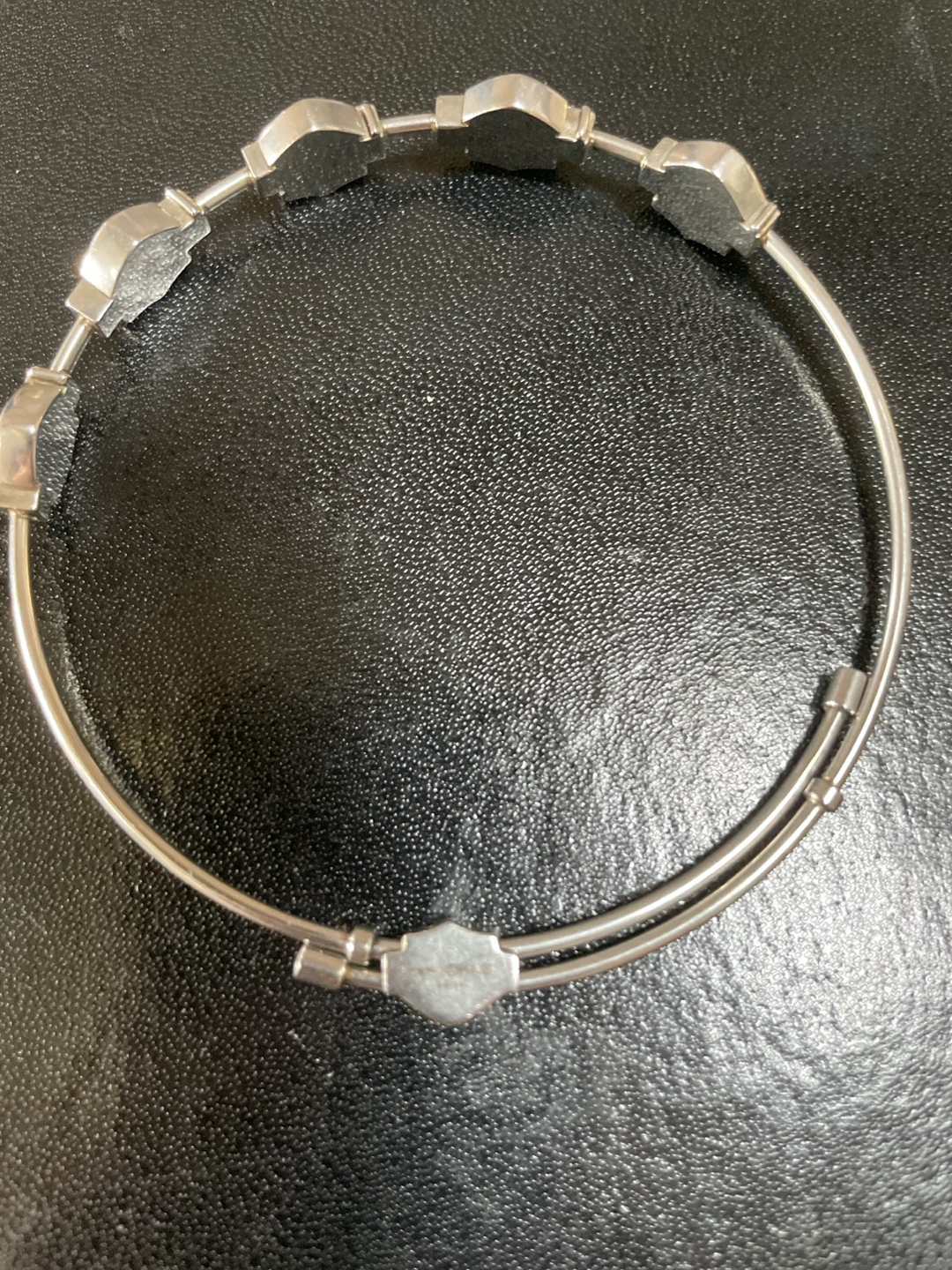 Harley-Davidson Bangle Bracelet Silver Tone - photo 2