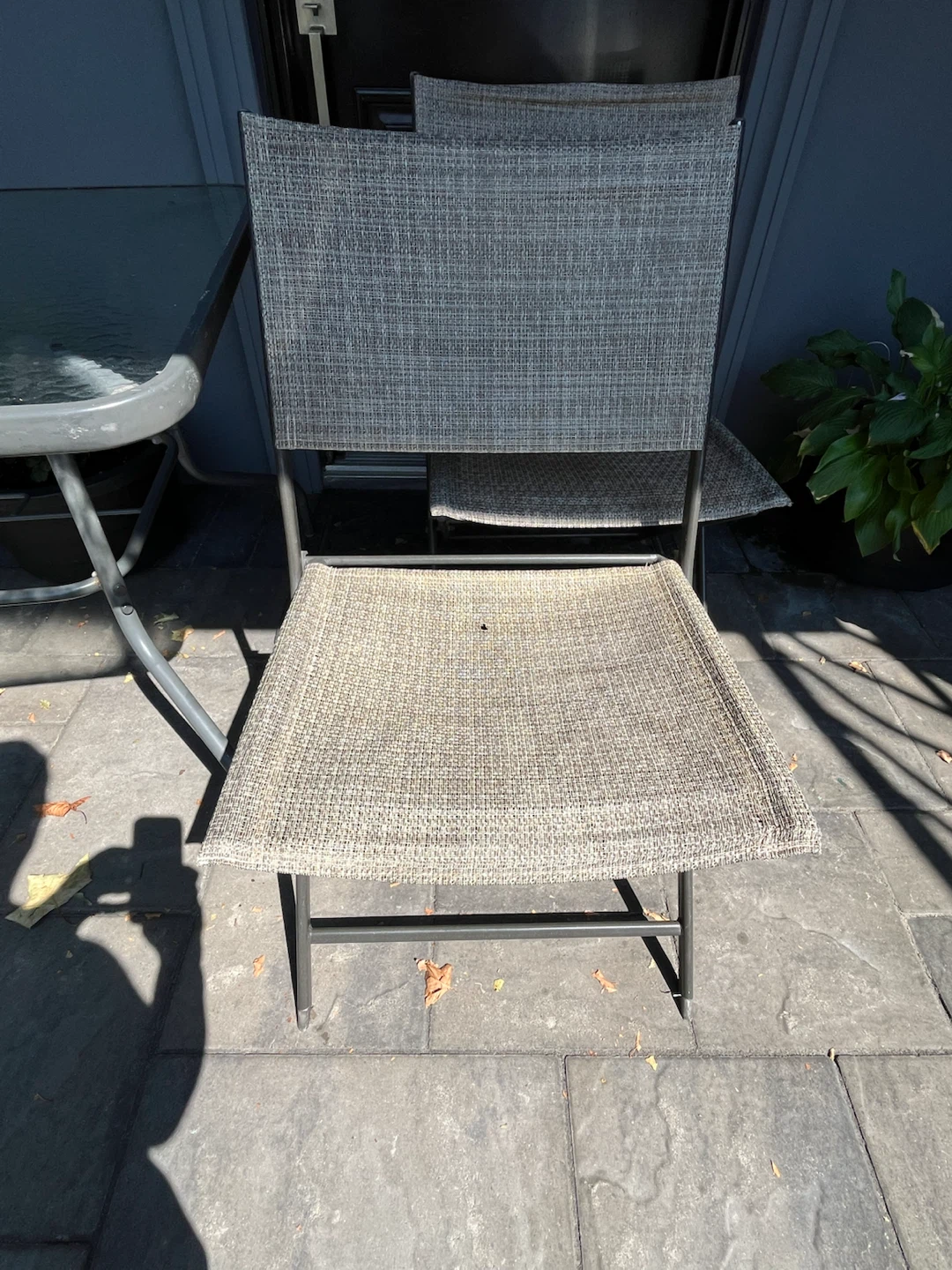 Glass top patio table and chairs set - photo 5