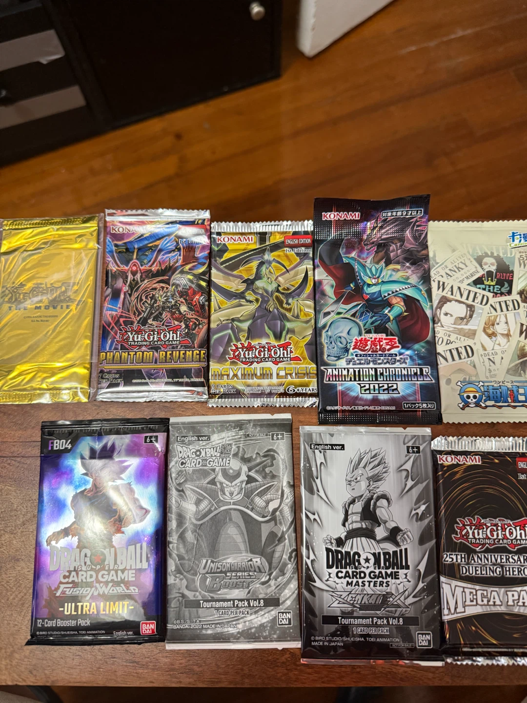 Yu-Gi-Oh! & Dragon Ball Z Trading Card Game Booster Packs