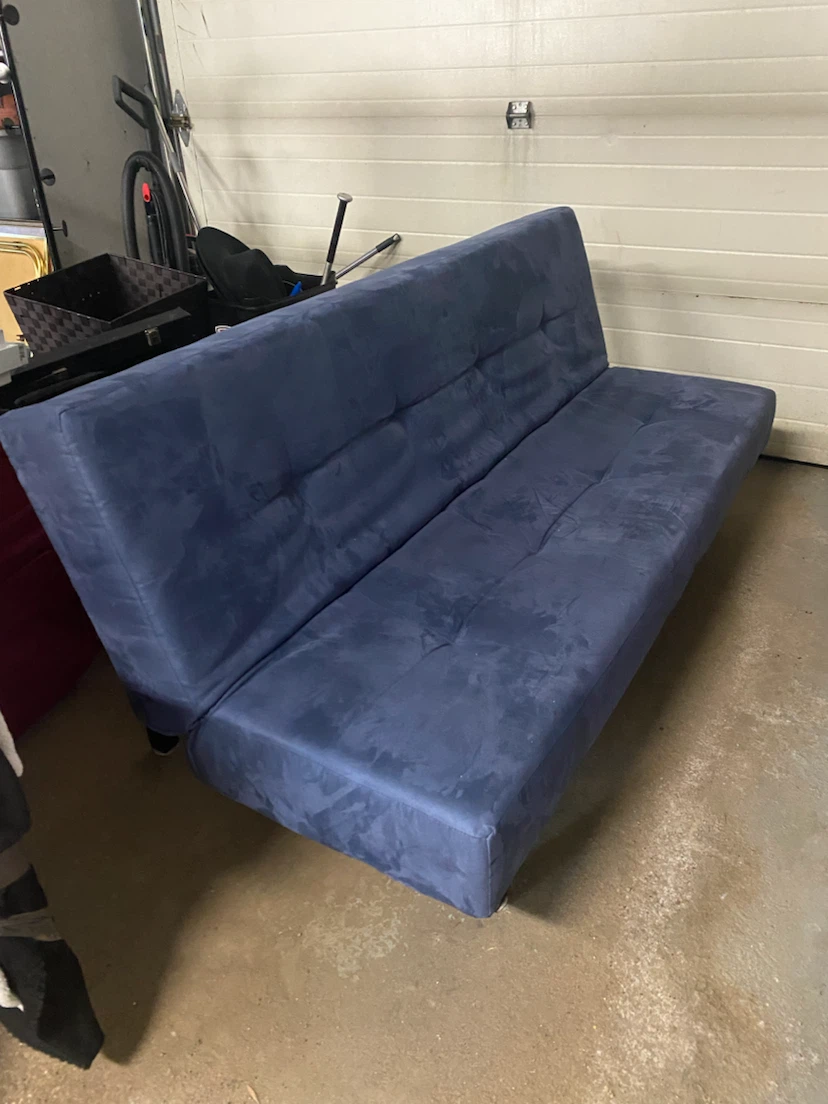 Blue Sofa futon