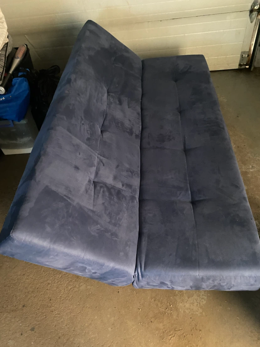 Blue Sofa futon - photo 2