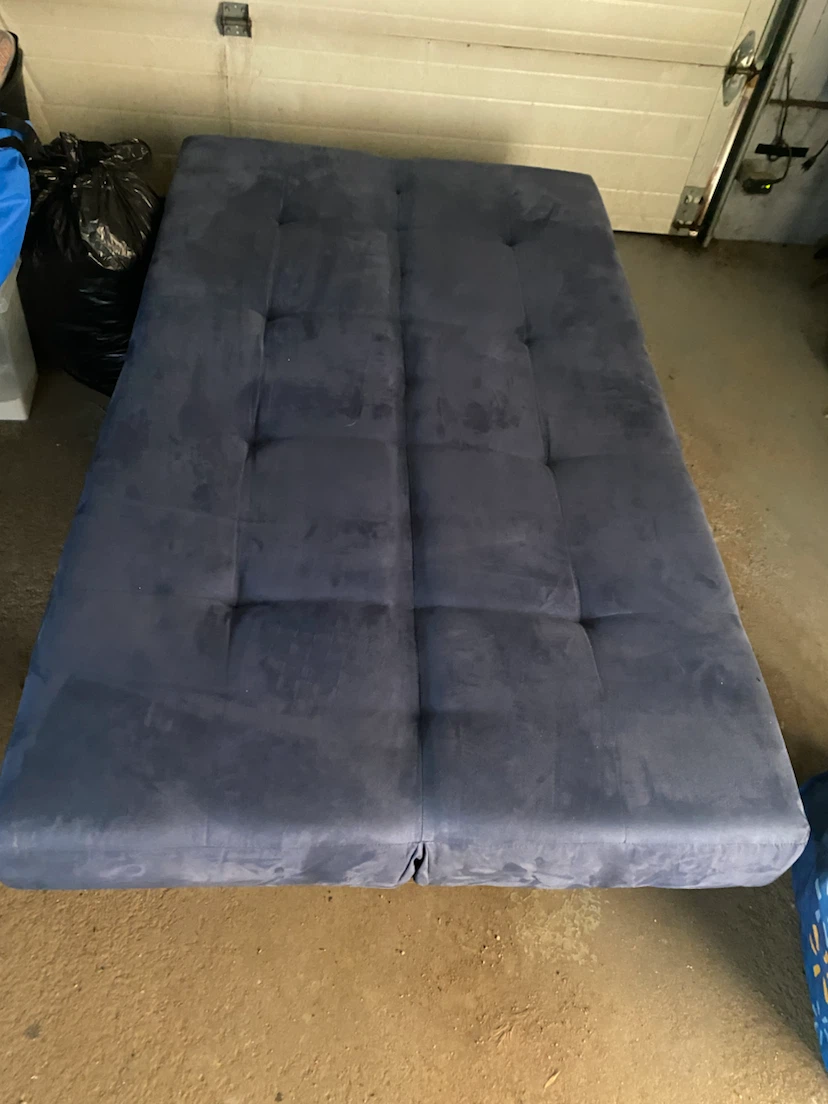 Blue Sofa futon - photo 3