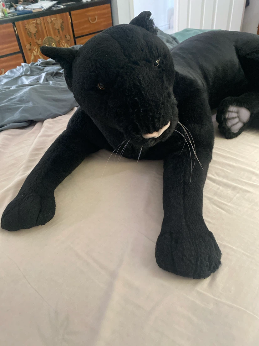 Life-Sized Plush Toy Panther