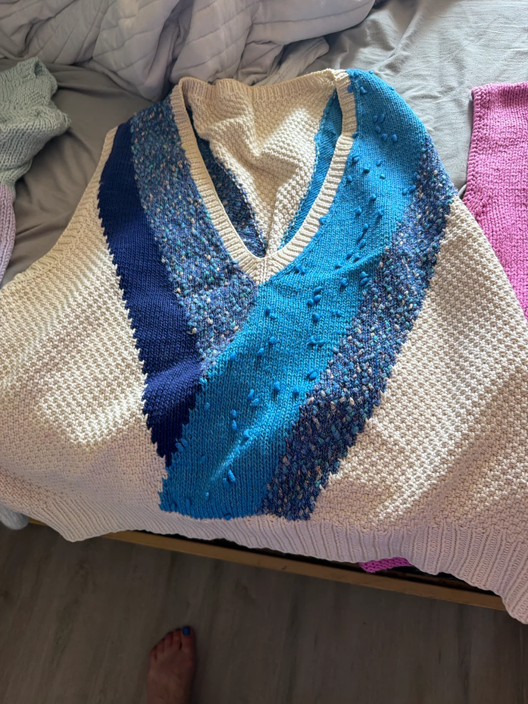 Hand knitted sweaters - photo 2
