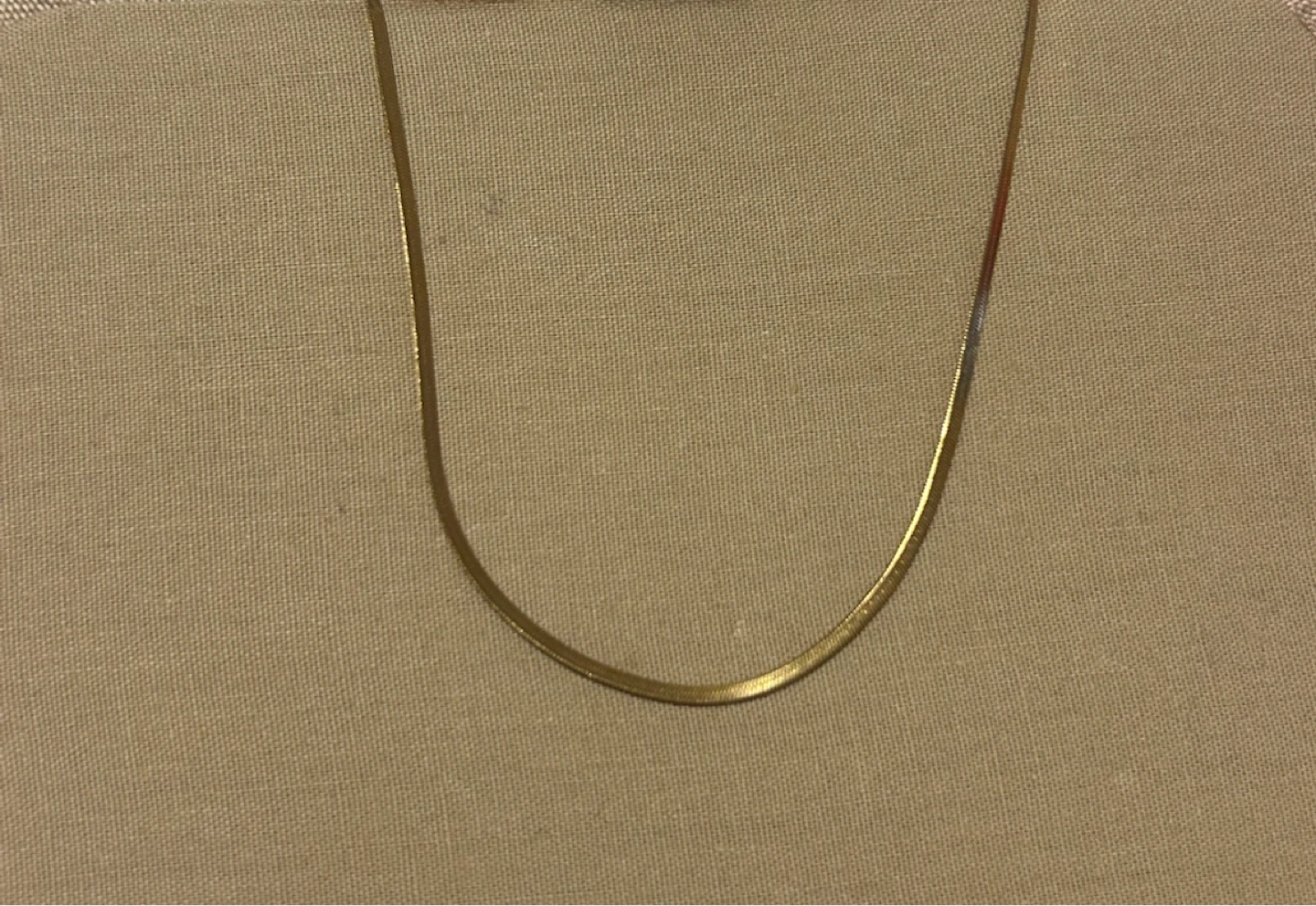 Gold Snake Chain Necklace