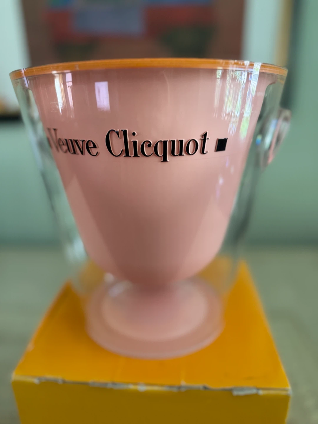 Veuve Clicquot Pink Ice Bucket Cooler with Box - photo 3