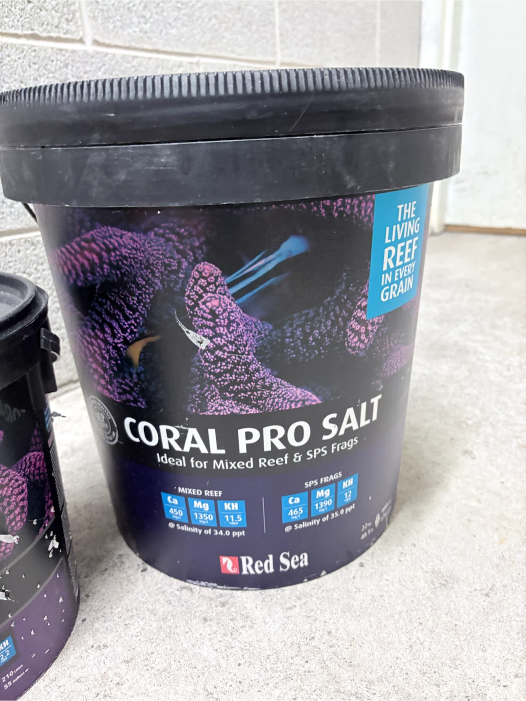Red Sea Coral Pro Salt 22kg and 7kg Bucket