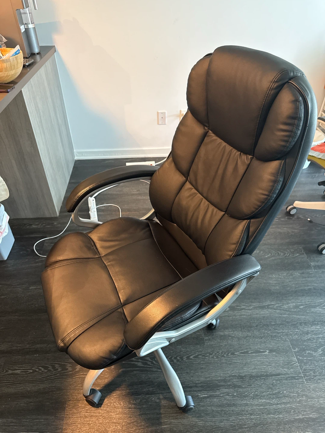 Black Leather Executive Office Chair