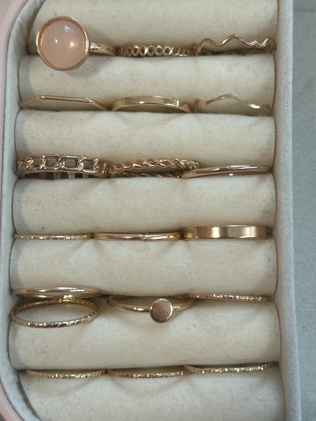 Gold-tone Ring Set