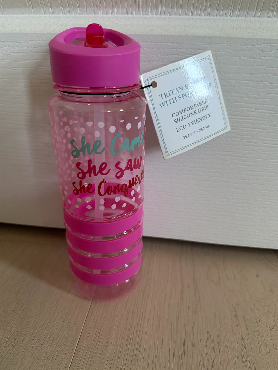 Molly & Rex "She Came She Saw She Conquered" Water Bottle 750 ML