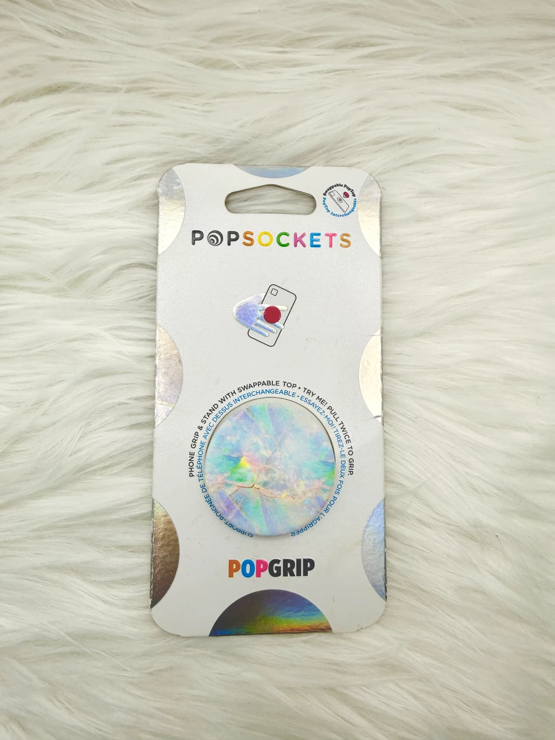 PopSockets PopGrip Iridescent Marble Phone Grip