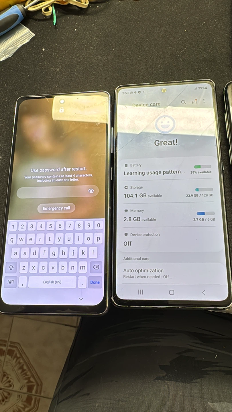 S20fe screen changed