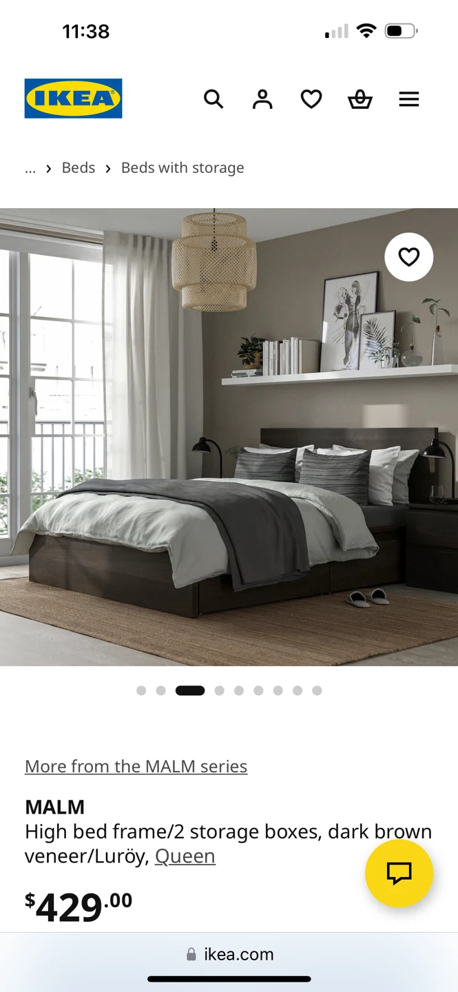 IKEA MALM Bed Frame  - Queen - photo 4
