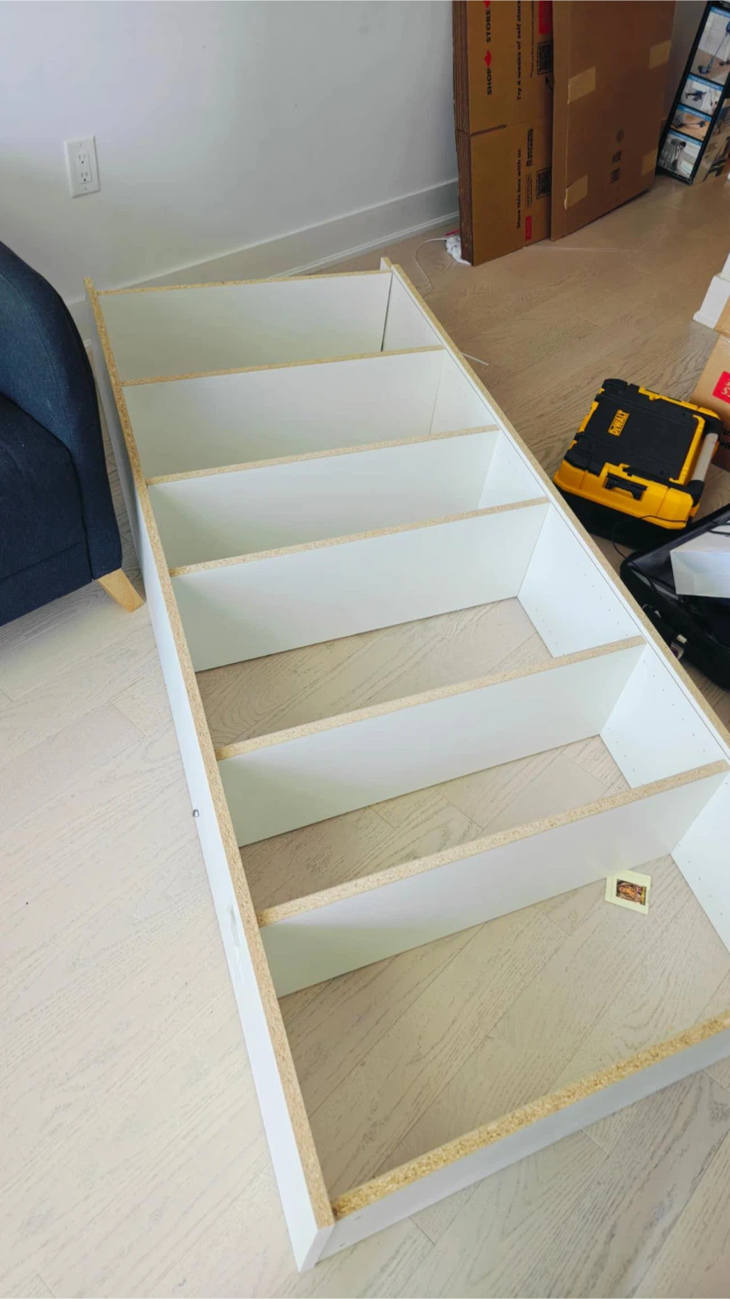White 6-Shelf Bookcase