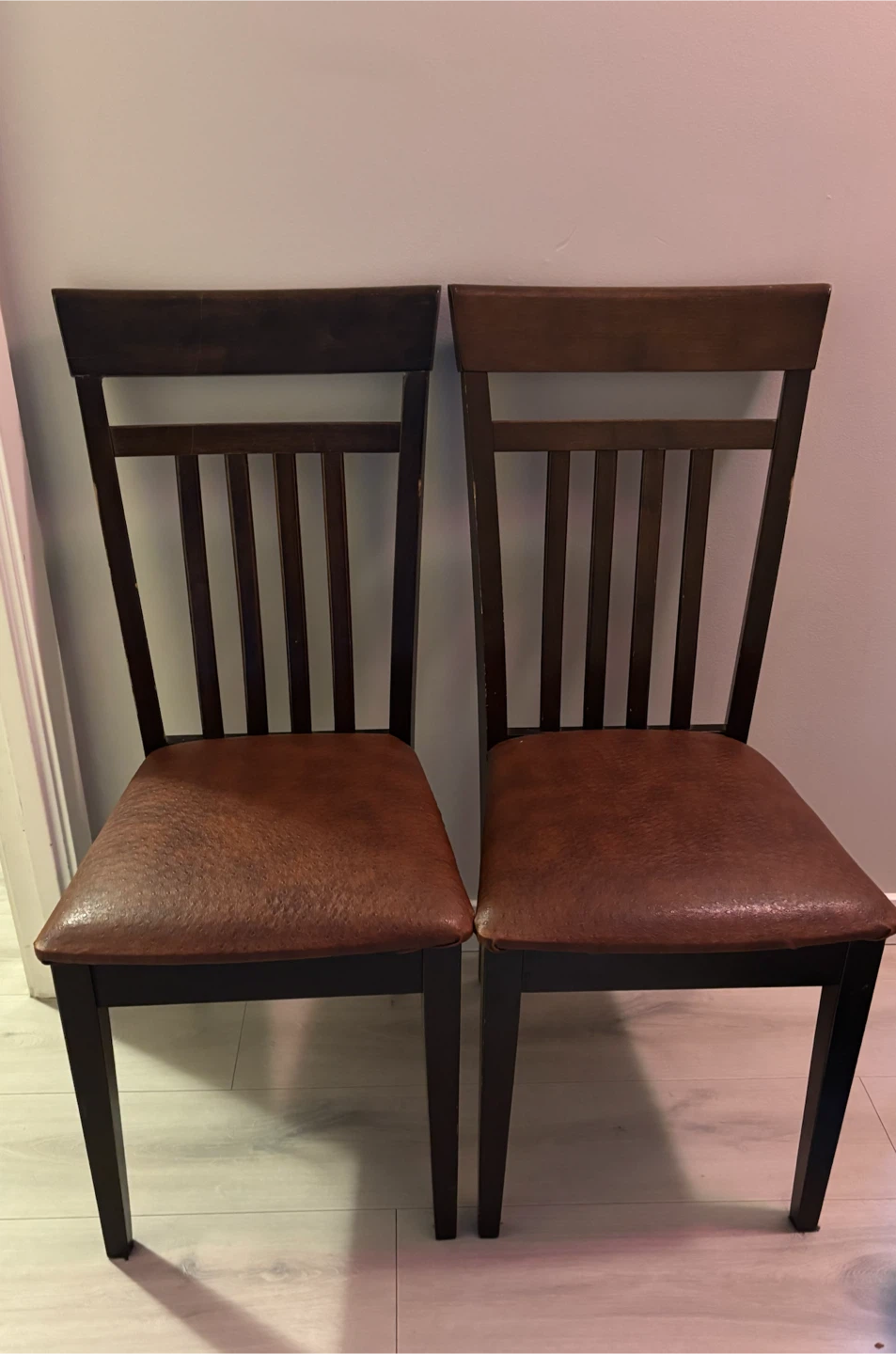 Set of 2 classic Dining Chairs